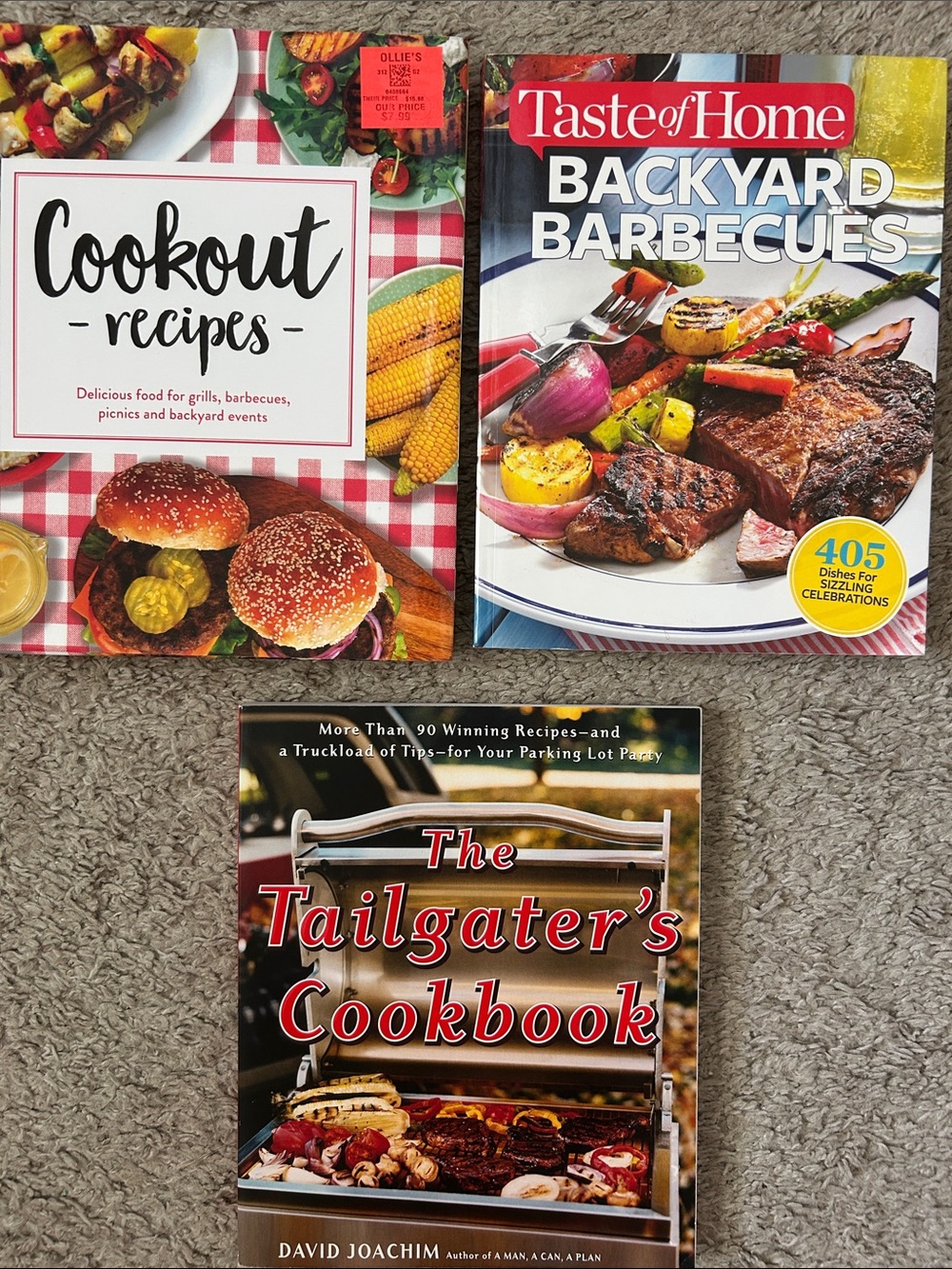 Cookbook Bundle - Cookout, Tailgater, Backyard Barbecue